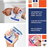 Instant Cold Pack, 6 x 8 Inch. Pack of 10 First Aid Instant Cold Packs for Injuries Disposable. Single Use Instant Ice Pack. Portable First Aid Ice Packs Instant. Instant Cold Compress
